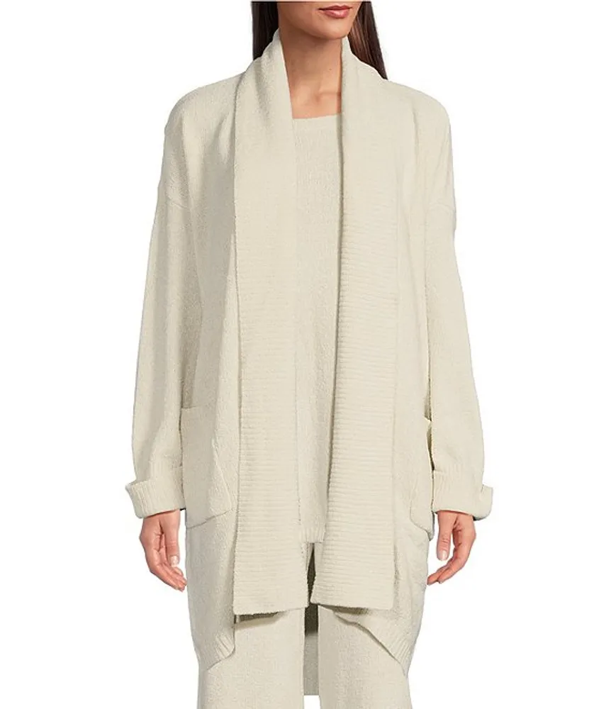 Chenille open front cardigan online