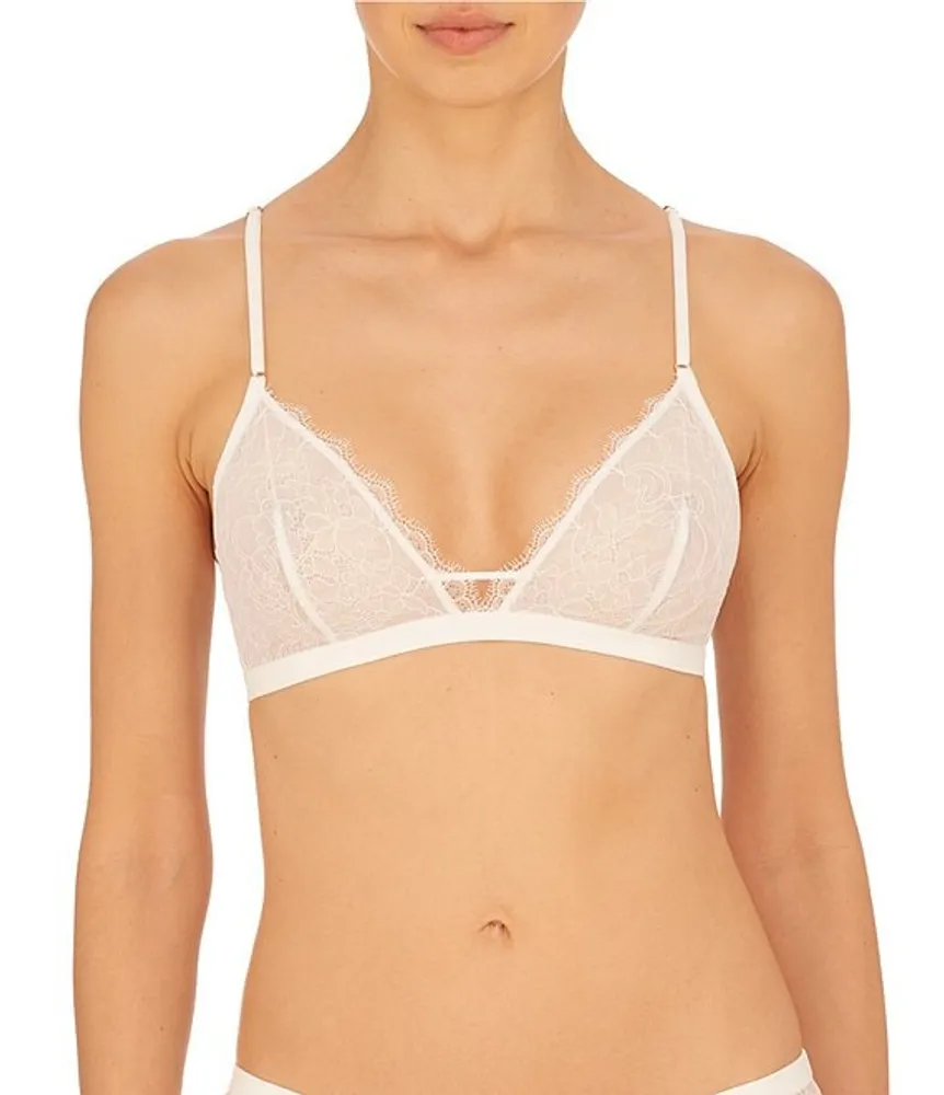 Natori Let Gaze Scalloped Lace Plunging V Neck Bralette Pueblo Mall