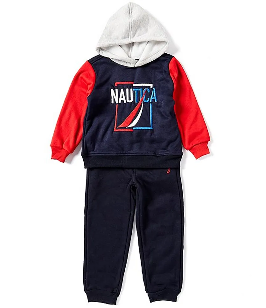 Nautica color sales block hoodie