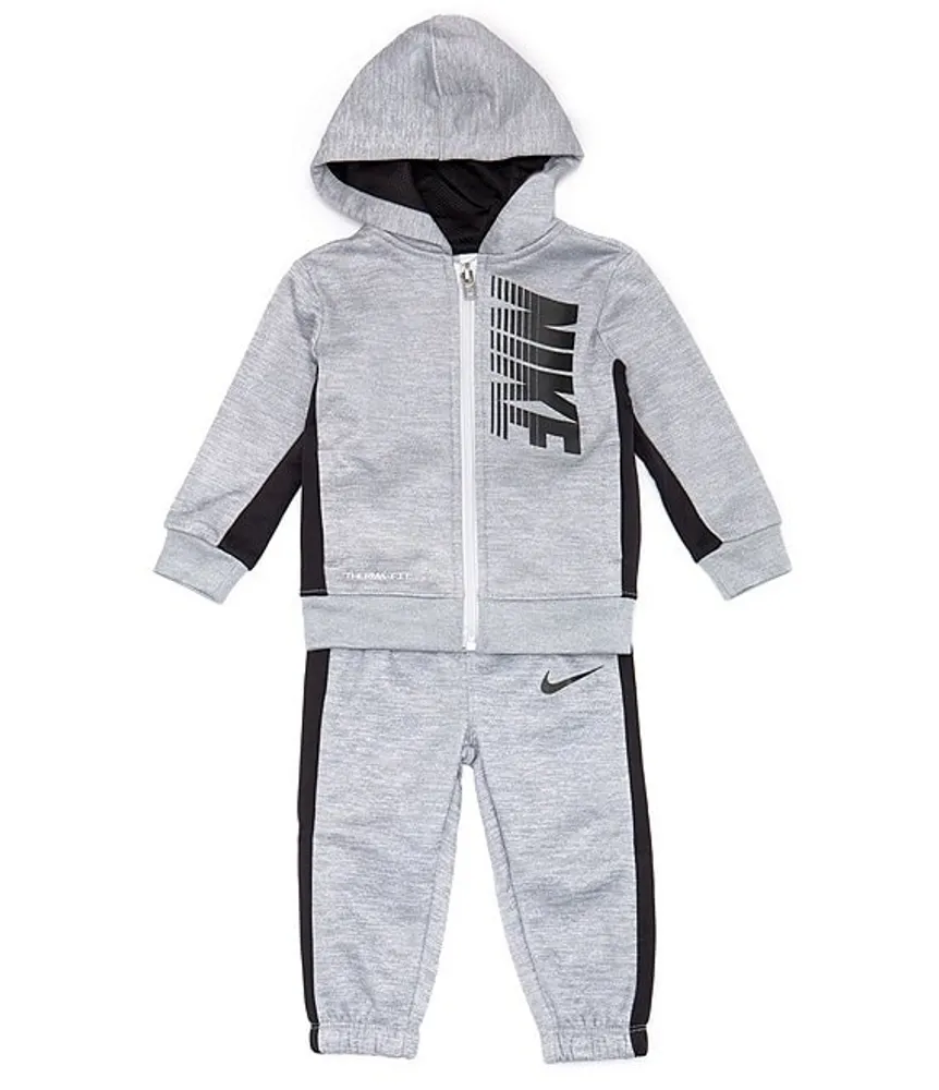 Nike Baby Boys 12 24 Months Block Cross Dye Hoodie and Jogger