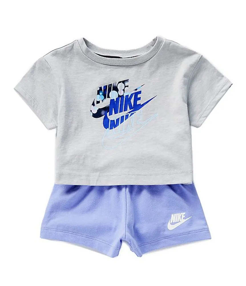 Nike Baby Girls 12 24 Months Short Sleeve Boxy T Shirt Shorts