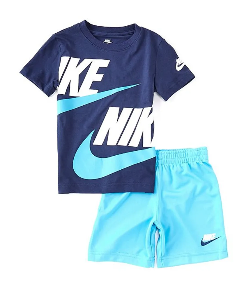 Nike Little Boys 2T 7 Split Futura Short Sleeve Jersey T Shirt