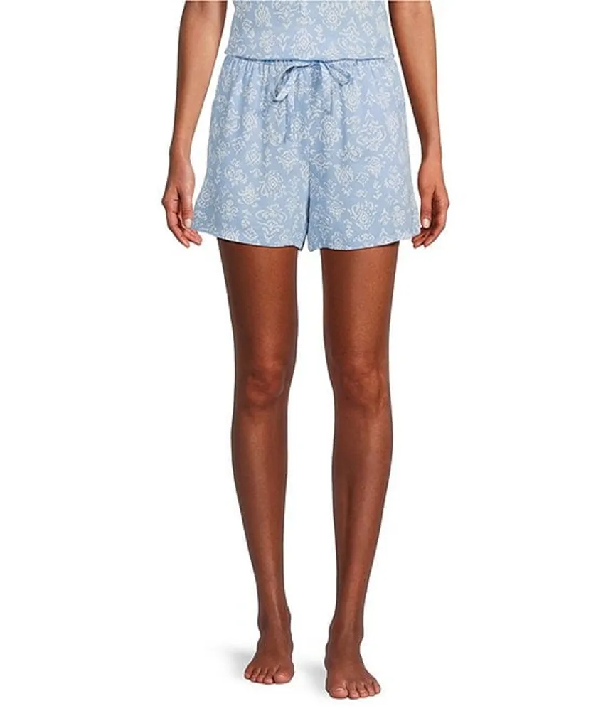 Nottibianche Damask Print Woven Drawstring Waist Coordinating