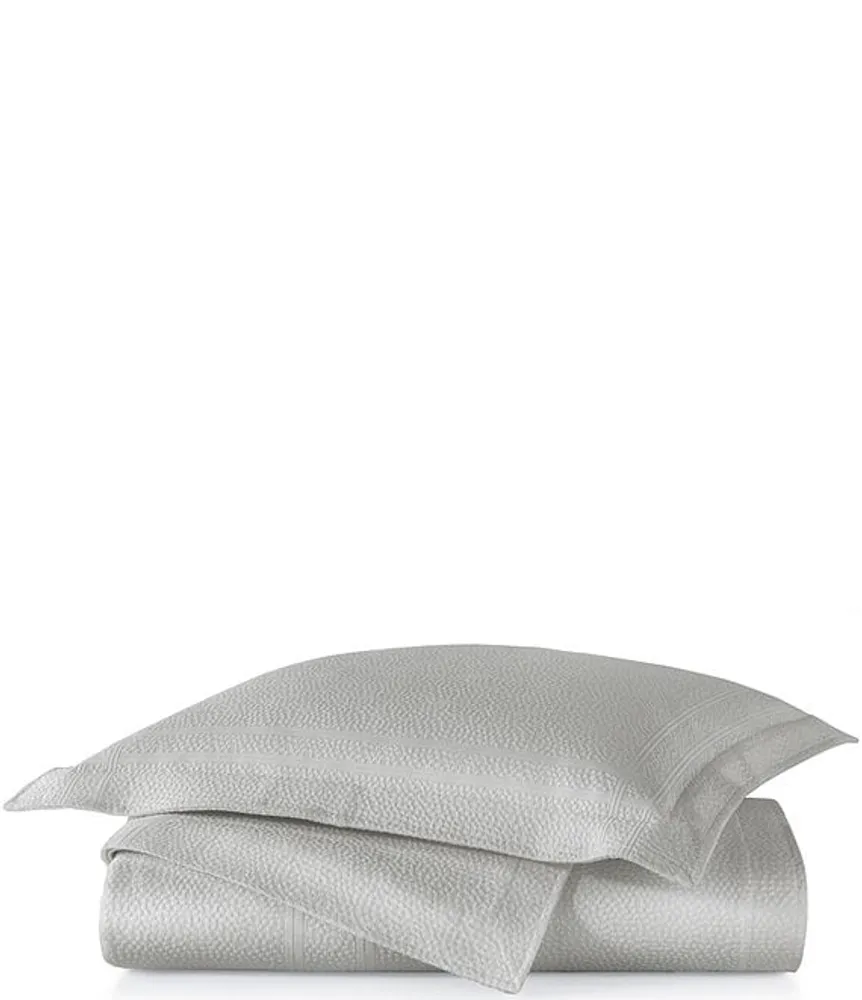 Peacock Alley Montauk Textured Pebble Matelasse Coverlet Hamilton Place