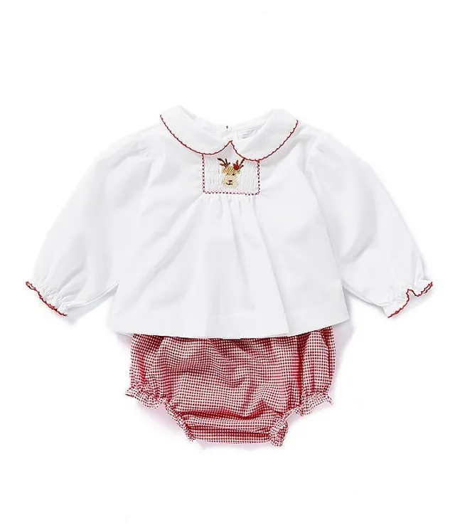 Petit Ami Baby Girls Newborn 6 Months Long Sleeve Christmas