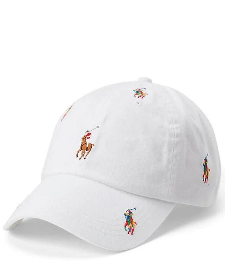 Polo Ralph Lauren Allover Pony Chino Ball Cap | Hamilton Place