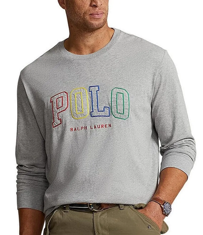 Polo Ralph Lauren Big & Tall Classic-Fit Logo Jersey Long Sleeve T