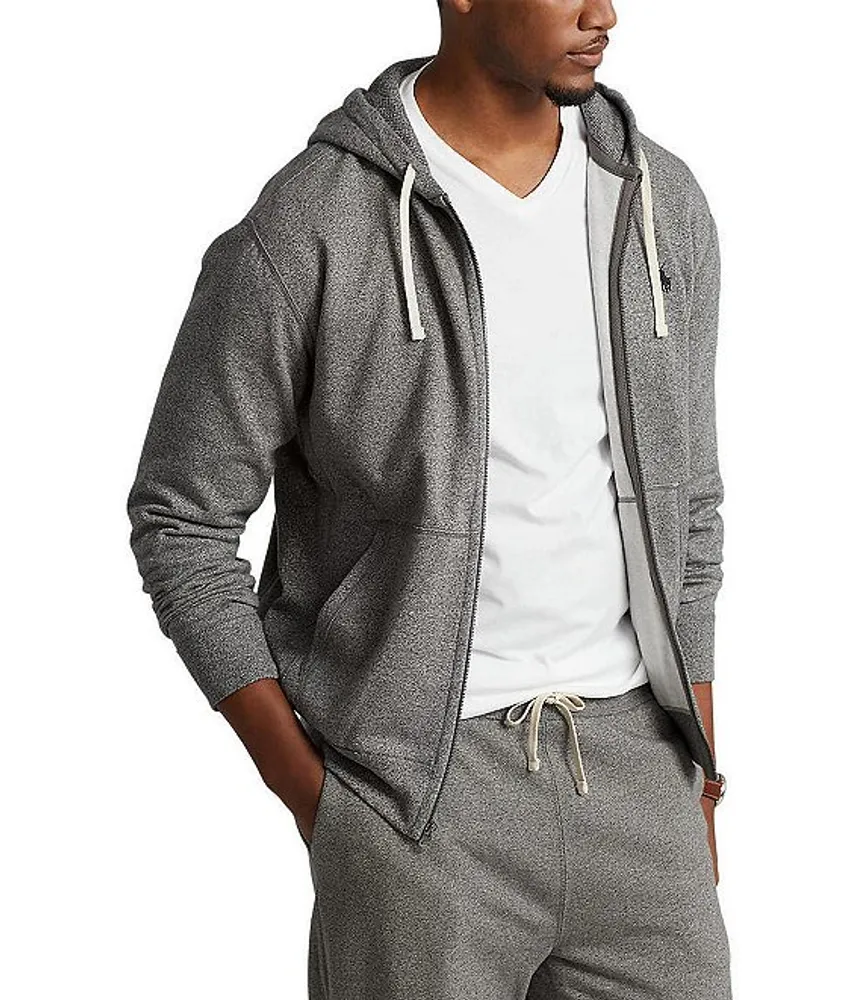 Alaskan heather polo hoodie top