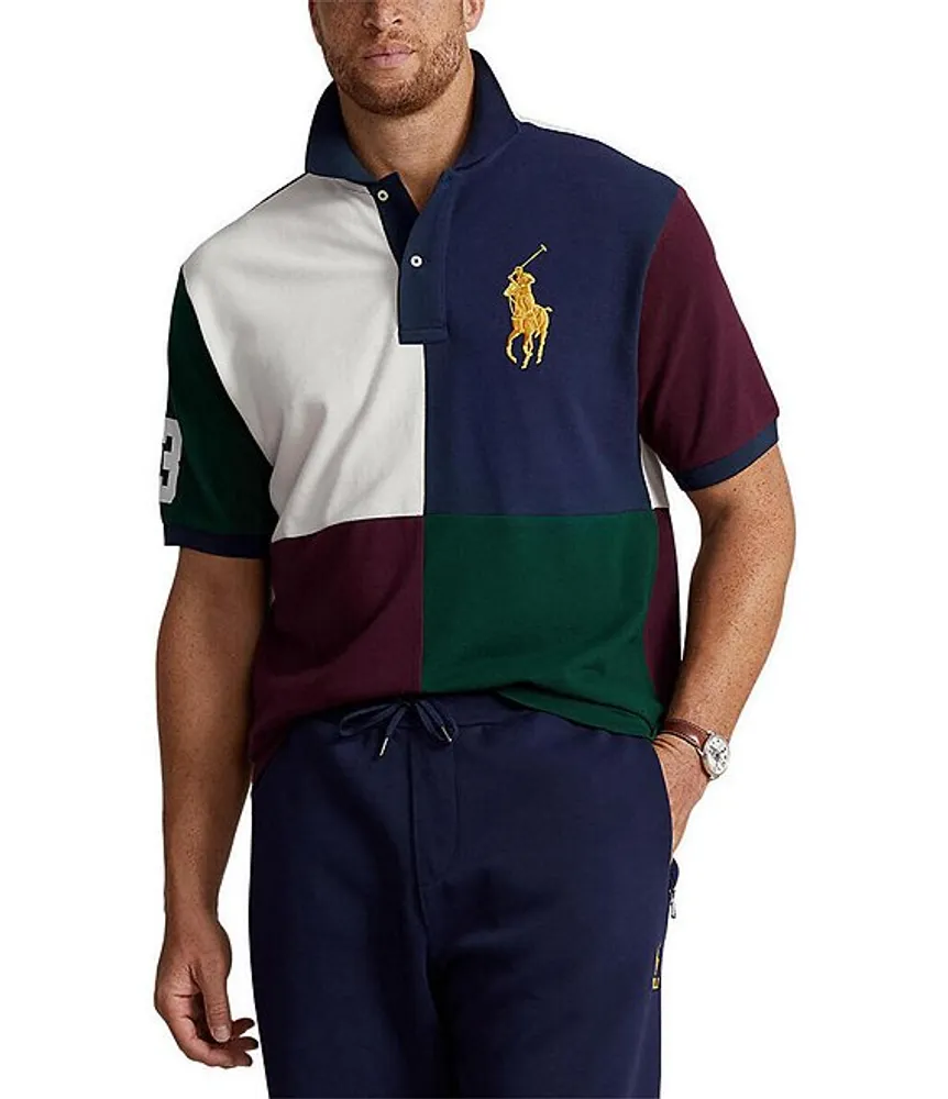 Polo Ralph Lauren Big & Tall Color Block Pony Short Sleeve Shirt