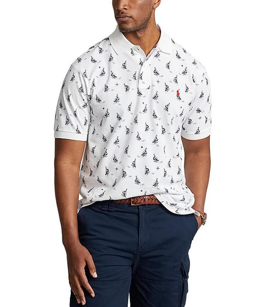 Polo Ralph Lauren Big Tall Nautical Print Mesh Short Sleeve