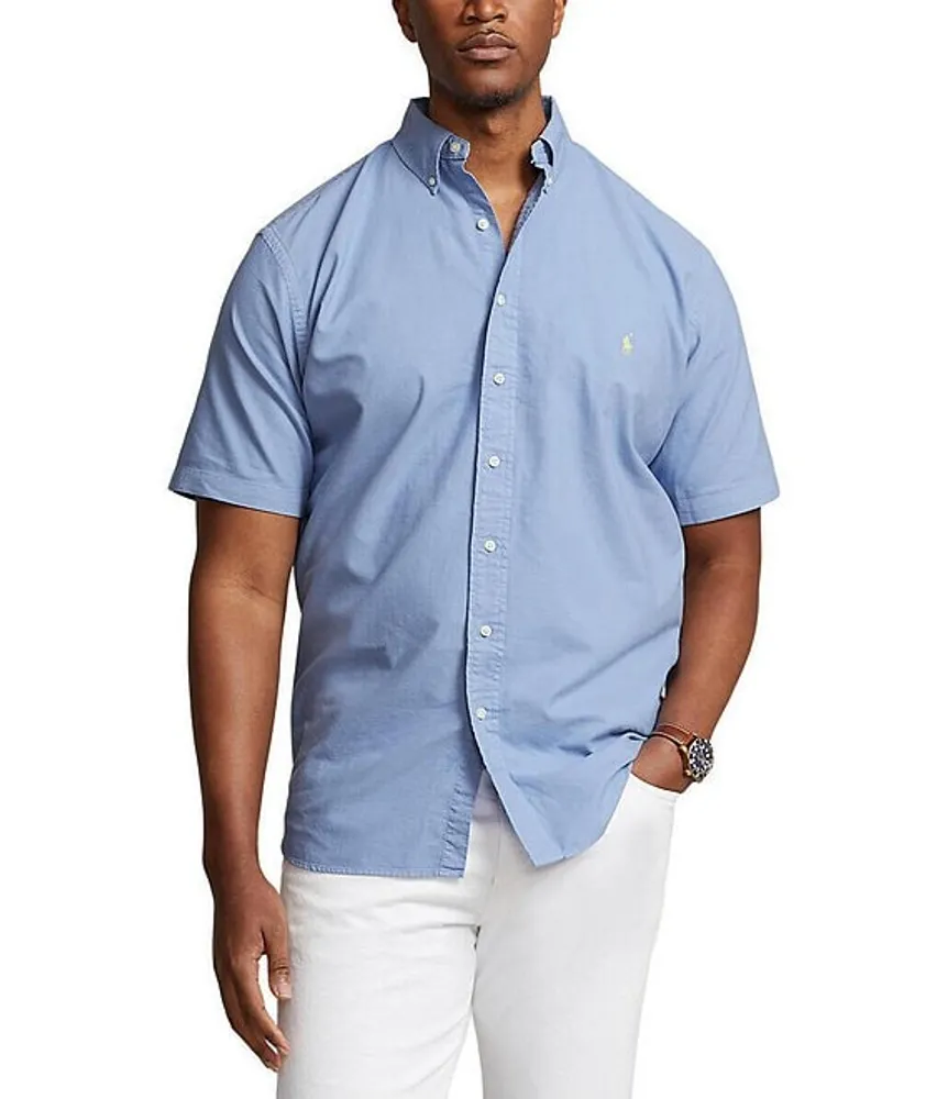 Ralph lauren short store sleeve oxford shirt