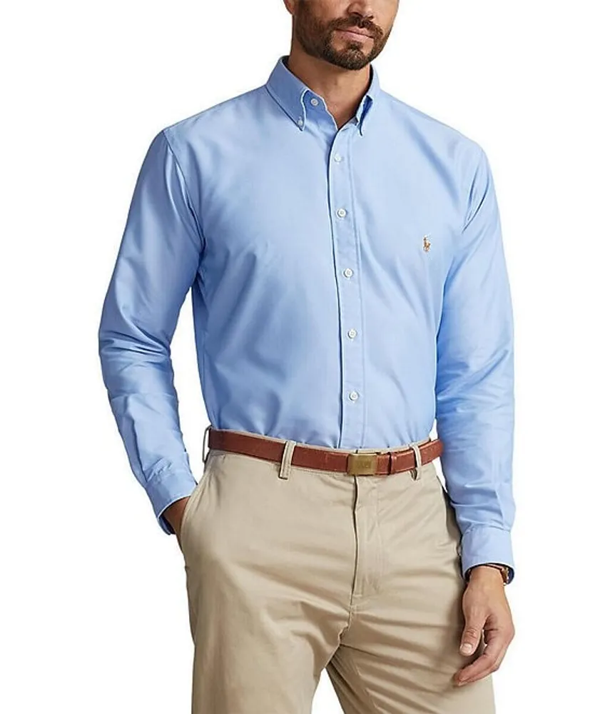 Polo Ralph Lauren Big Tall Solid Oxford Performance Stretch Long