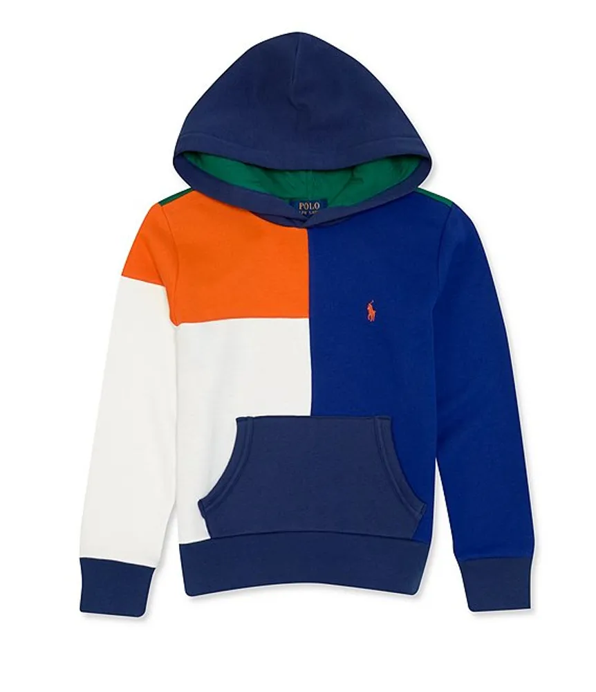 Ralph lauren block discount hoodie