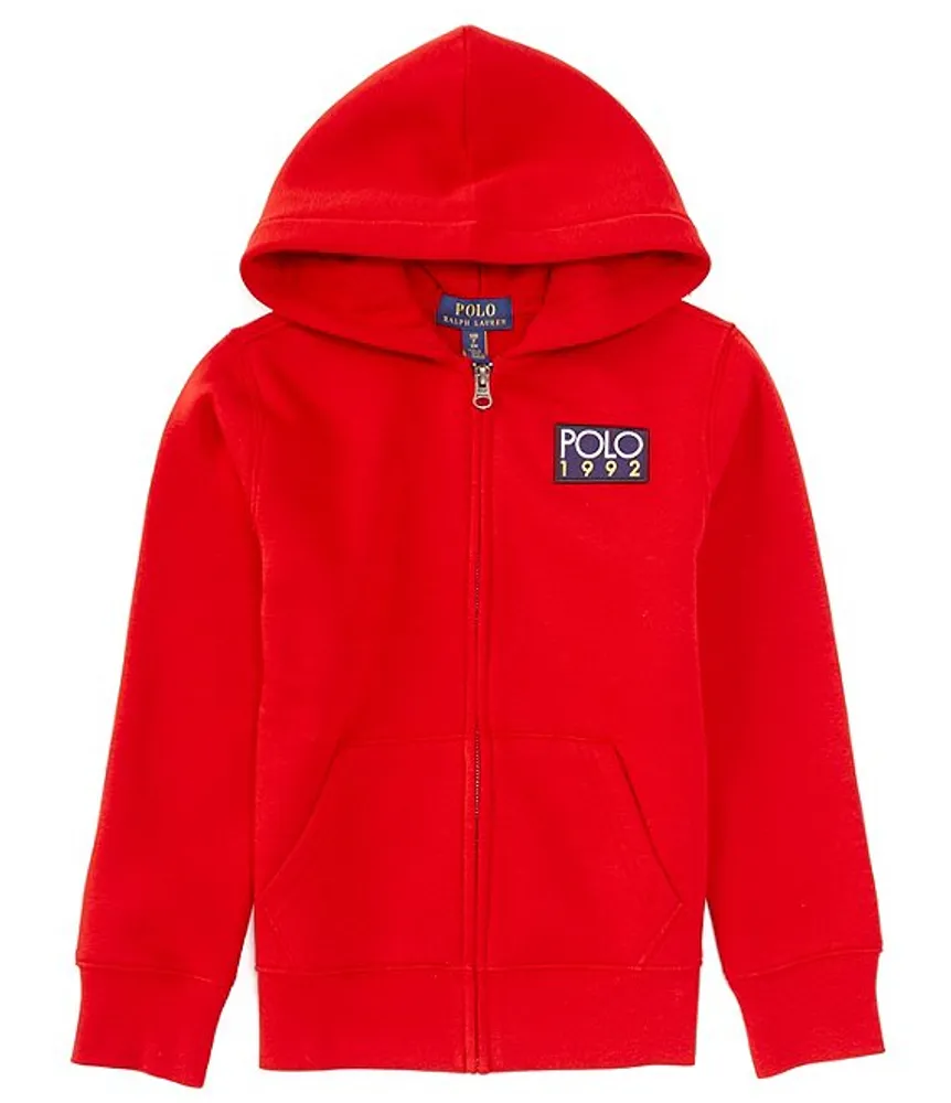 Polo ralph lauren big best sale boys full zip hoodie