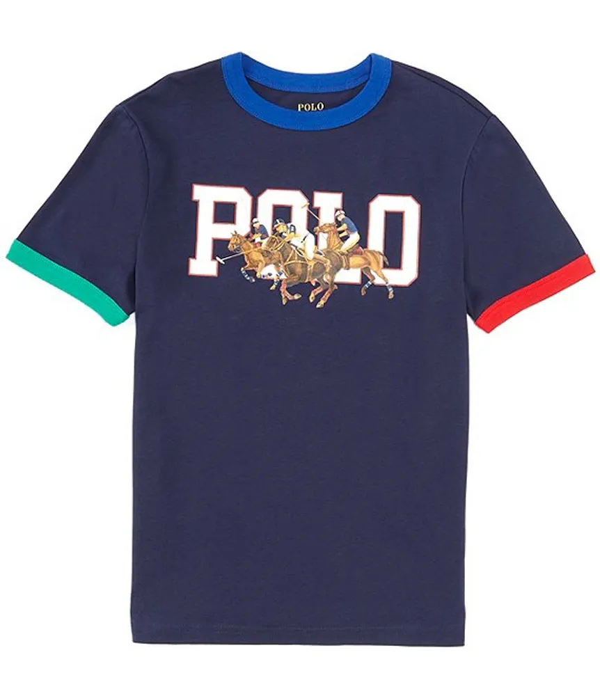 Ralph lauren large logo t shirt new arrivals