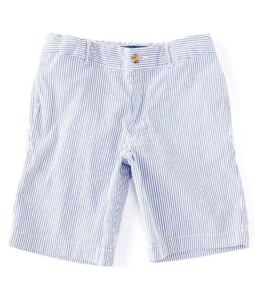 Mens seersucker shorts polo sales