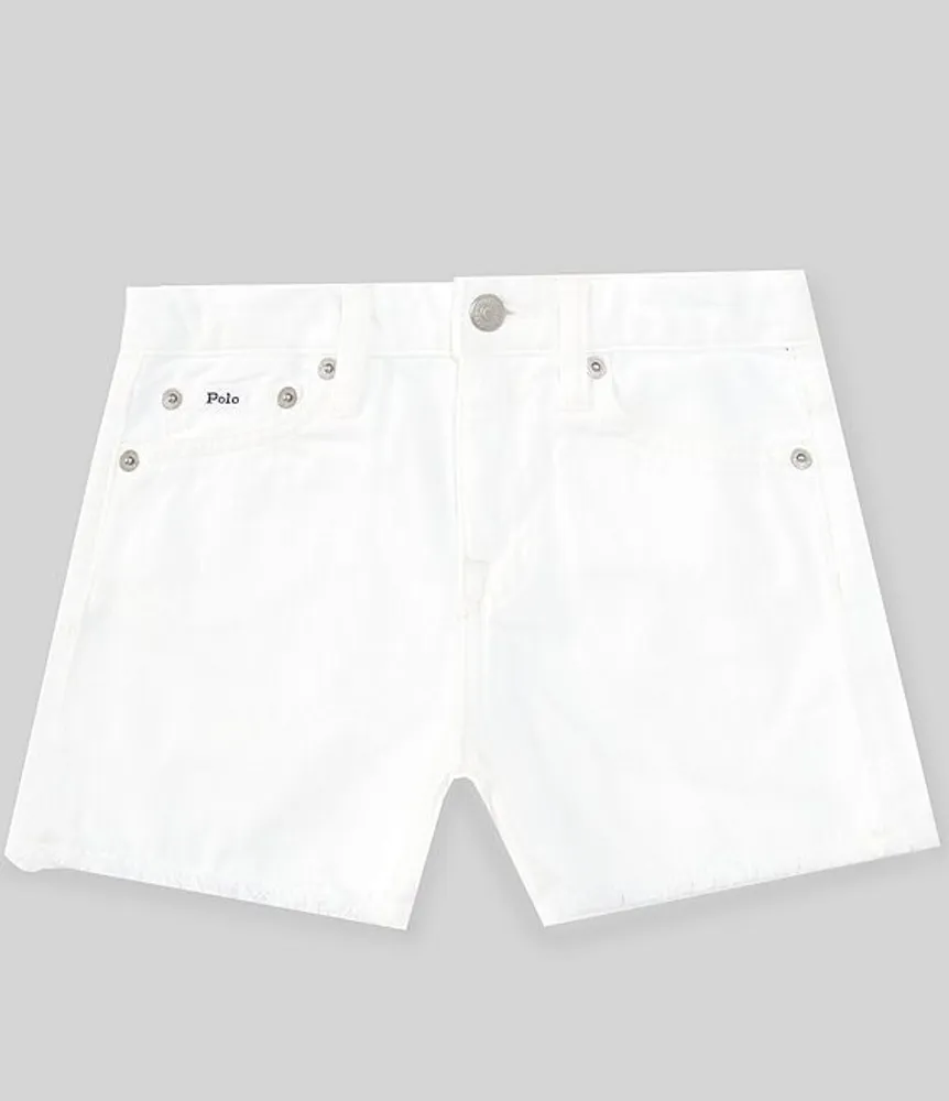 Polo Ralph Lauren Big Girls 7 16 Frayed Denim Shorts CoolSprings