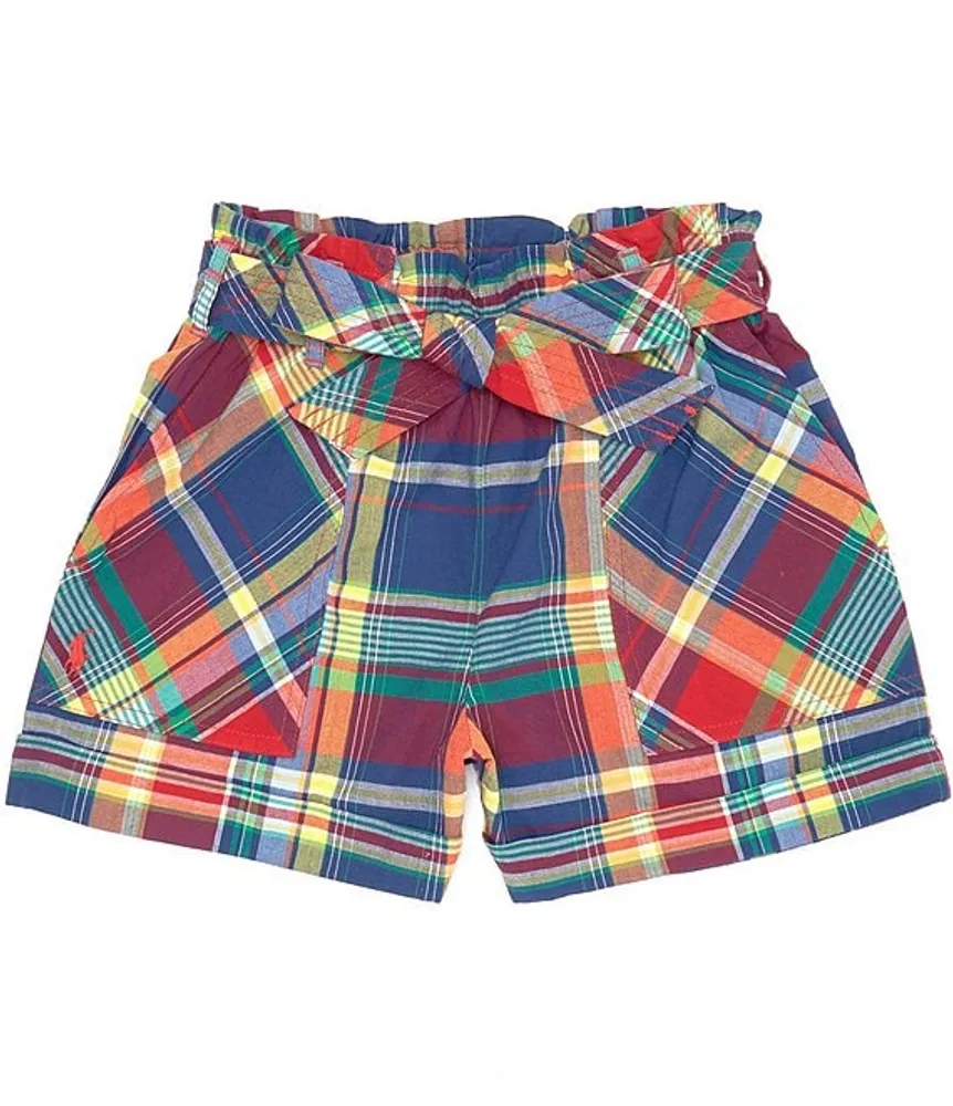 Polo madras shorts hotsell
