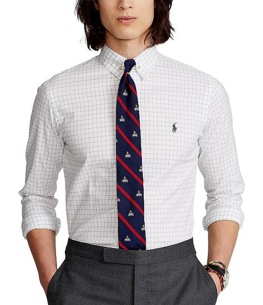 Ralph lauren stretch oxford shirt sales
