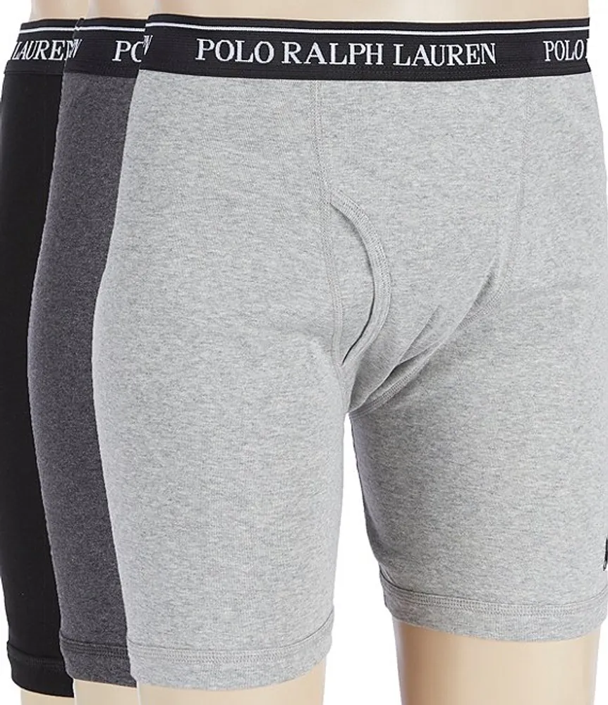 Polo Ralph Lauren Classic Fit Long Leg Boxer Briefs 3 Pack