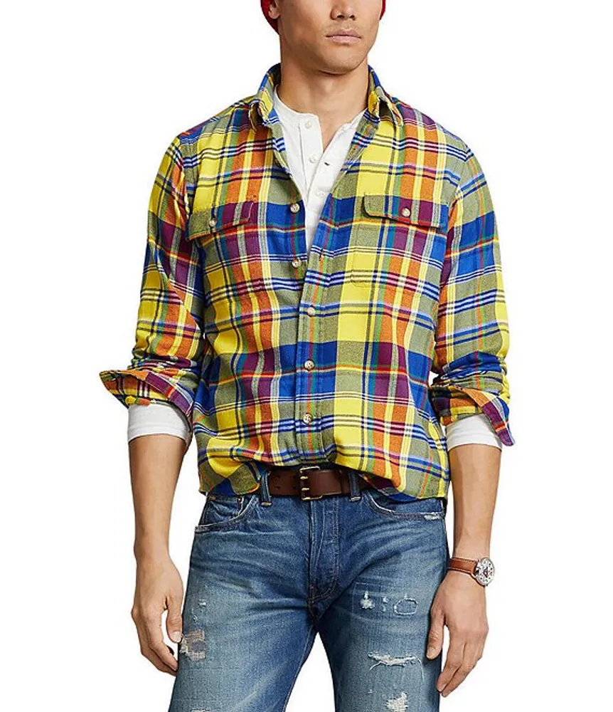 Polo ralph lauren classic fit plaid twill shirt online