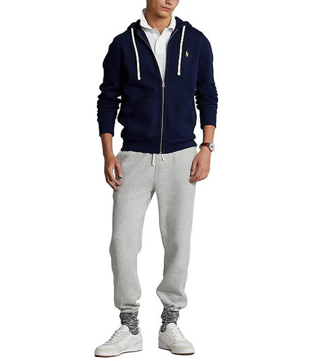 Polo ralph lauren classic solid fleece 2024 hoodie jacket