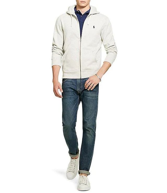 Polo ralph lauren classic discount solid fleece hoodie jacket