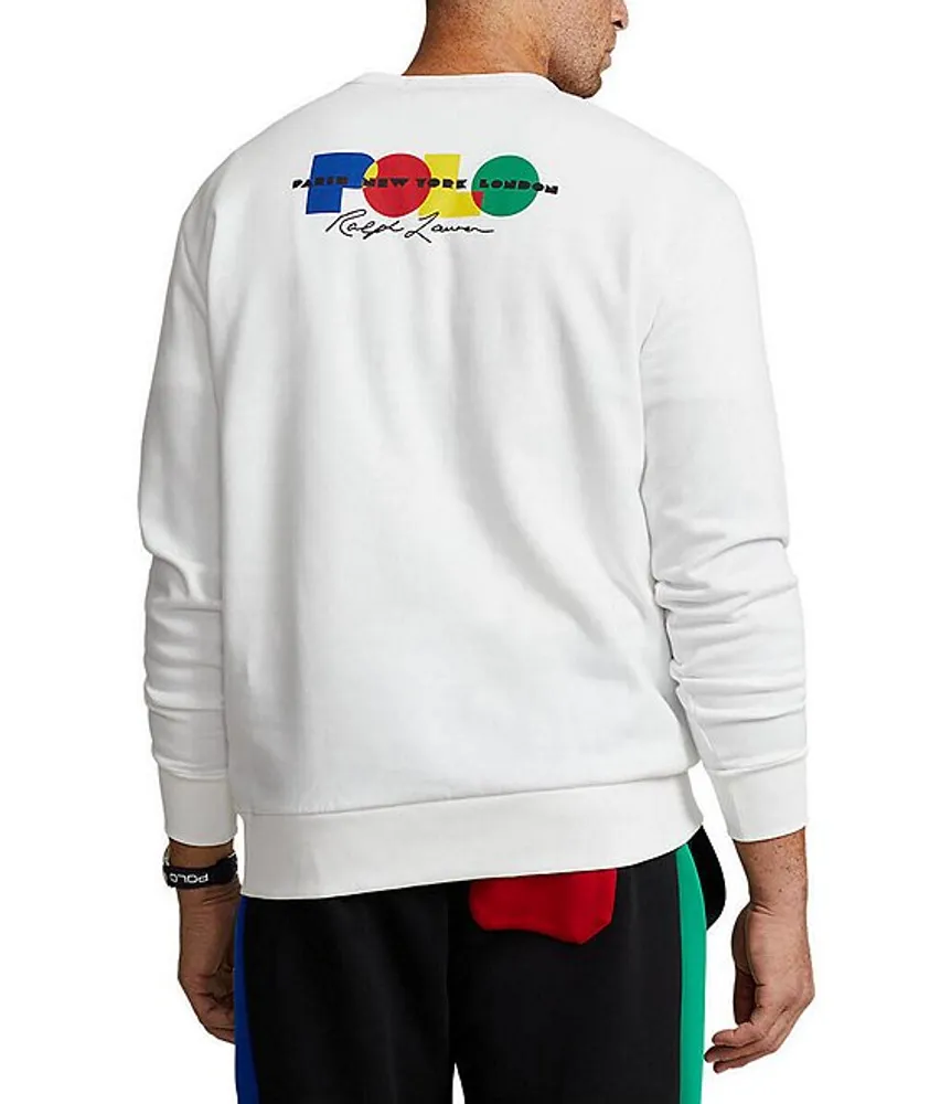 Ralph lauren colorblock best sale sweatshirt