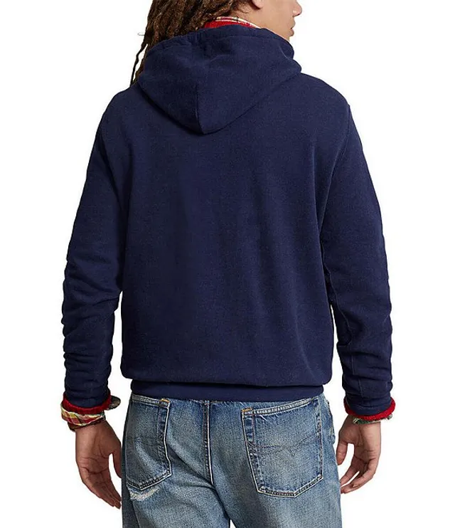 Ralph lauren fleece graphic hoodie on sale