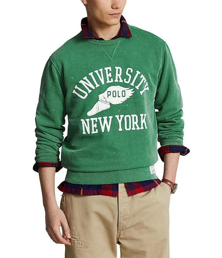 Polo fleece 2025 graphic sweatshirt