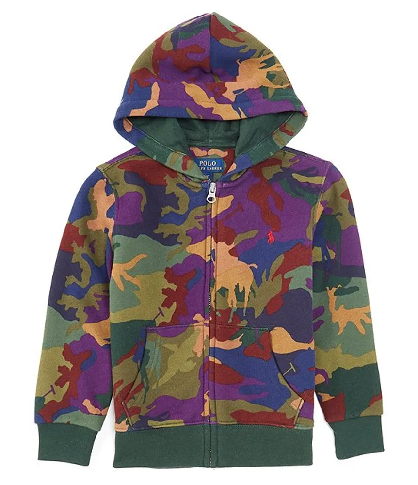 Polo ralph best sale lauren camo hoodie