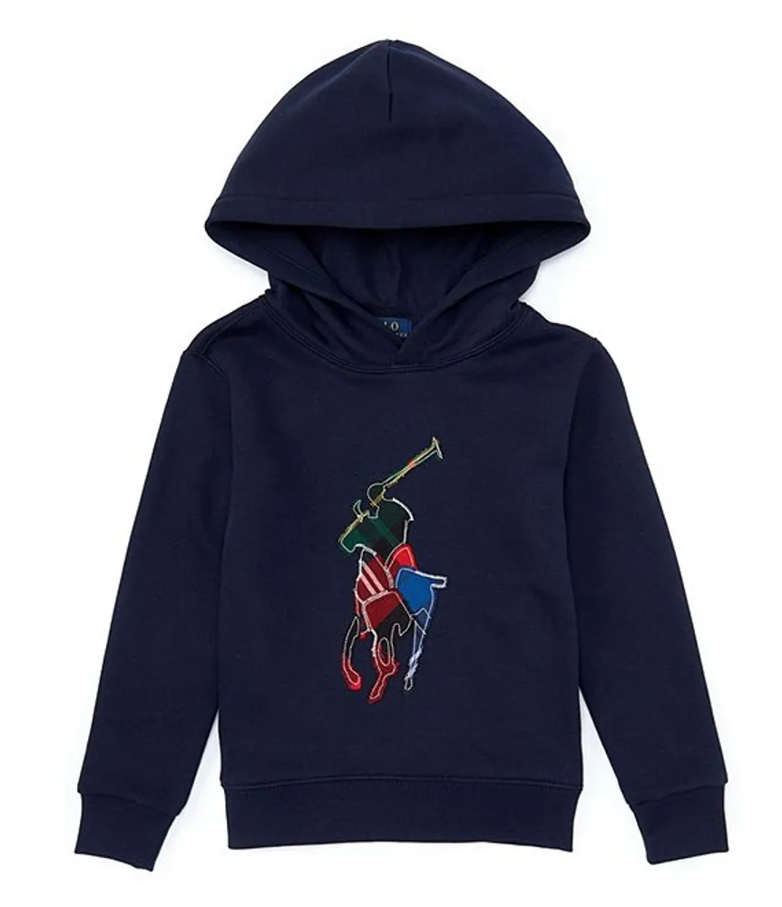 Patchwork polo hoodie online