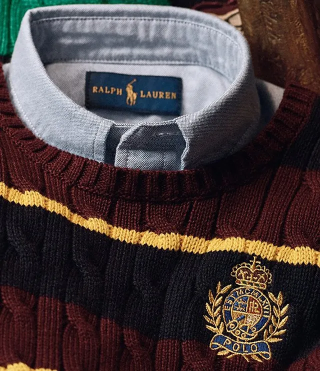 Polo crest sweater online