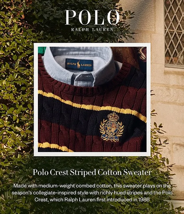 Polo crest outlet sweater