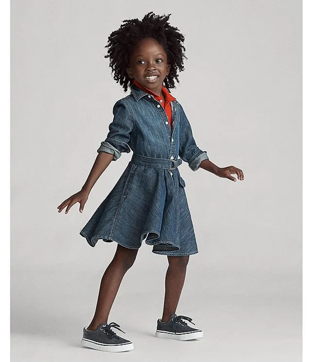 Polo denim shirt dress clearance