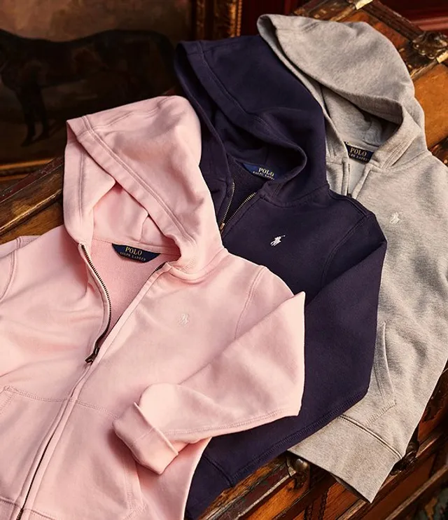 Polo Ralph Lauren Little Girls 2T 6X French Terry Hoodie Jacket