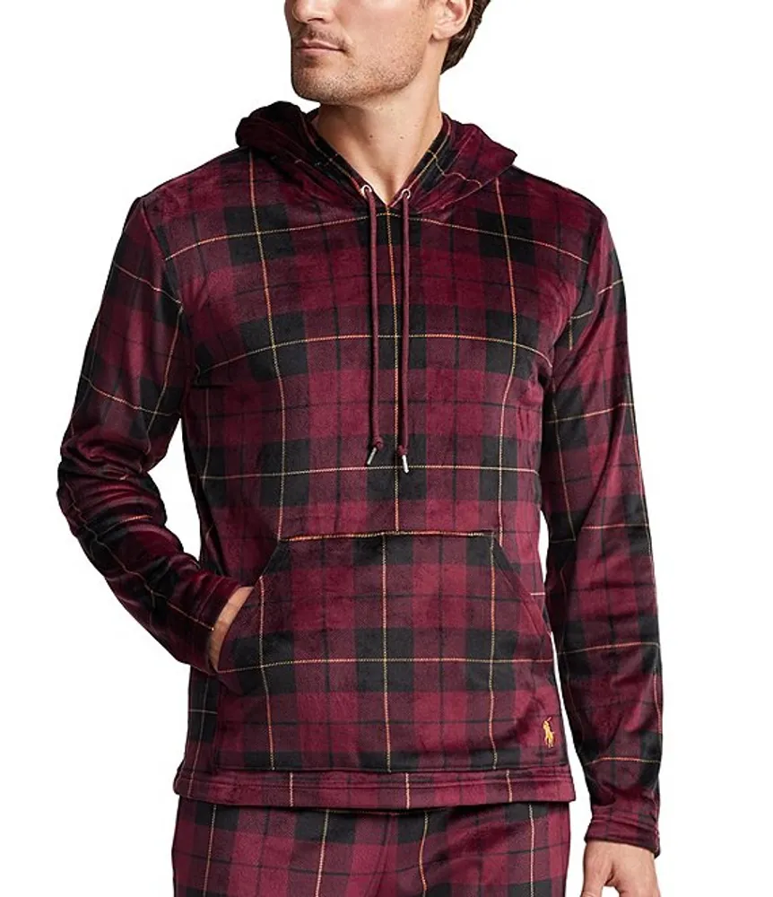 Ralph lauren plaid online hoodie