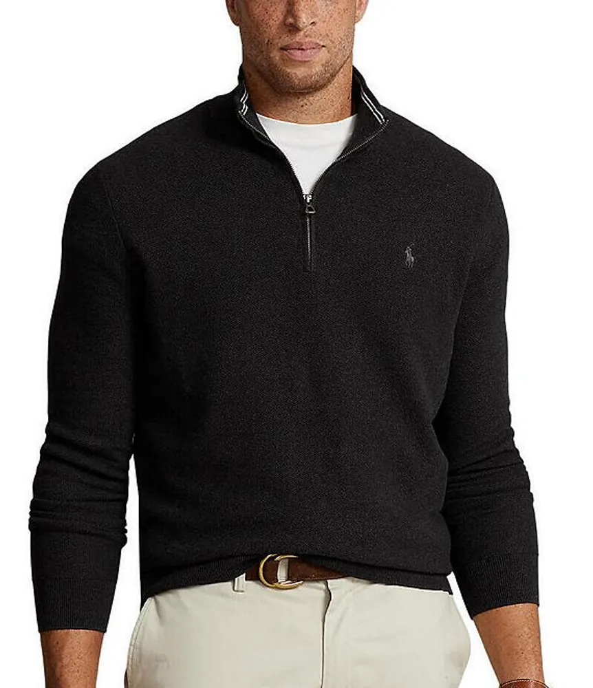 Cotton half zip sweater ralph outlet lauren