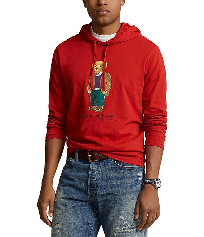 Long sleeve hoodie polo ralph lauren deals