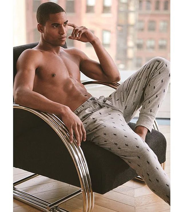 Ralph lauren pony print joggers on sale