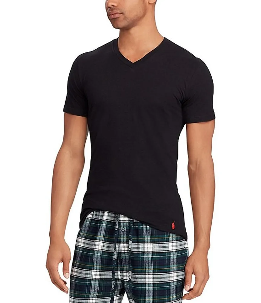 Polo Ralph Lauren Slim Fit Assorted V Neck T Shirts 3 Pack