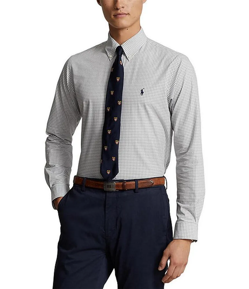 Polo ralph lauren slim fit hot sale gingham shirt