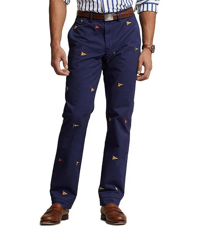 Polo ralph store lauren embroidered pants