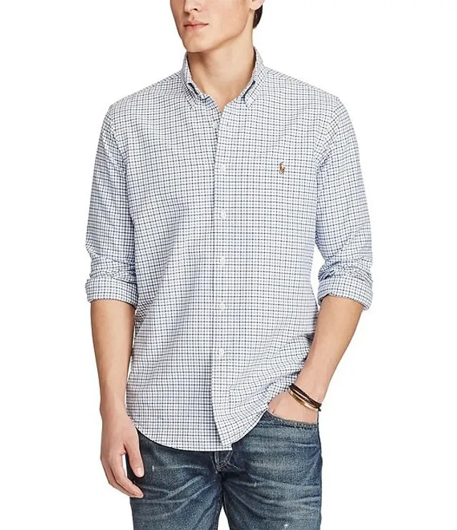 Multi color ralph lauren button up hot sale