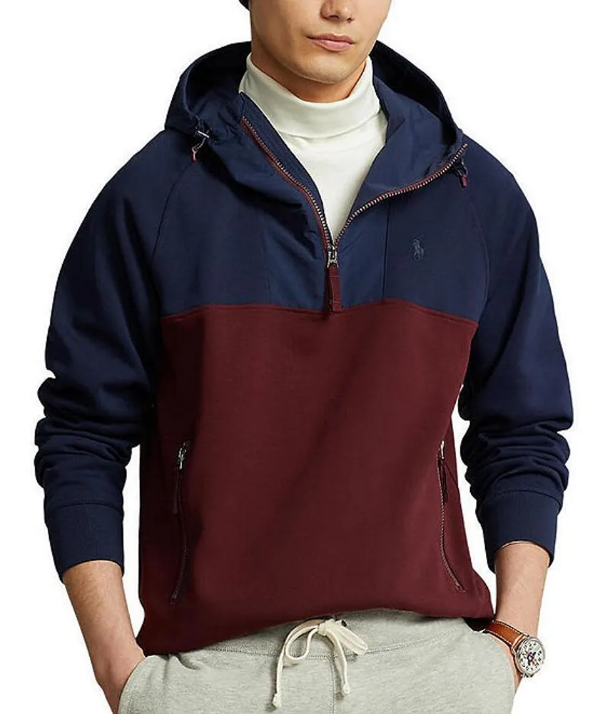 Polo discount colorblock hoodie