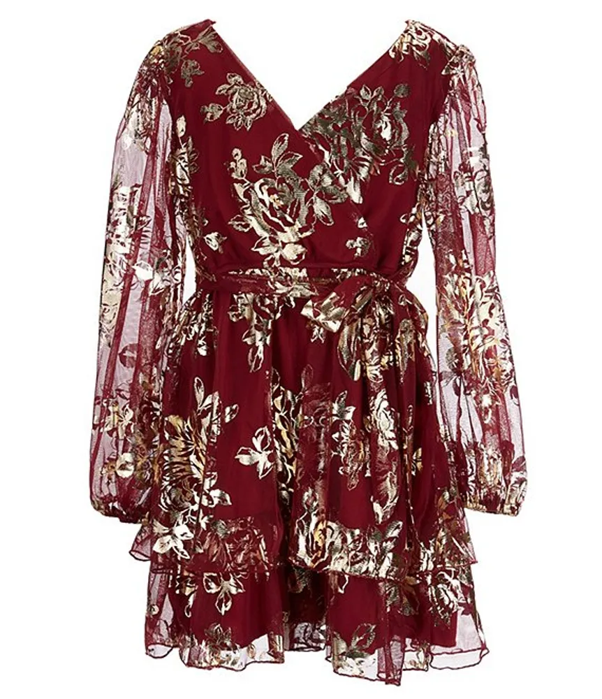 Dillards flower dress online