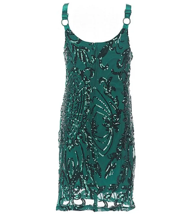 Dillards flapper cheap dress