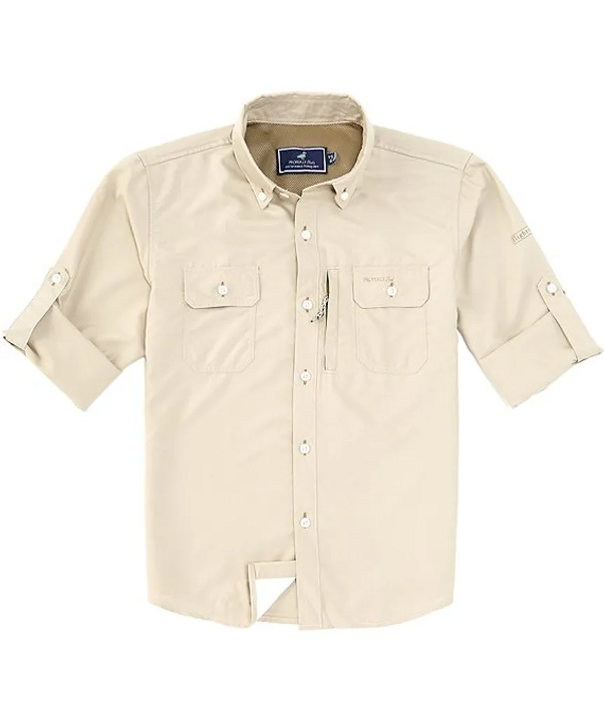 Properly Tied Little Boys 2T 7 Long Sleeve Offshore Fishing Shirt