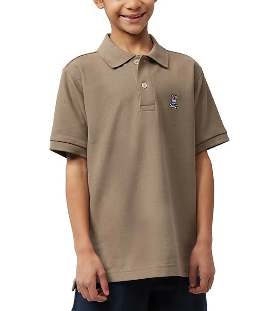 Psycho Bunny Little/Big Boys 5-20 Short Sleeve Essential Polo