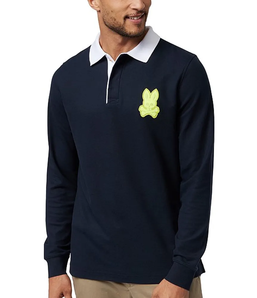 Psycho bunny store long sleeve polo